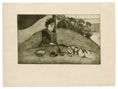 De vrouw met vijgen door Paul Gauguin