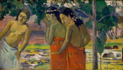Drie Tahitiaanse vrouwen, 1896 door Paul Gauguin
