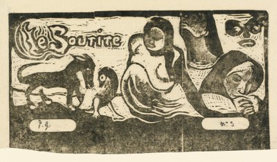 Titelpagina voor "Le Sourire" door Paul Gauguin