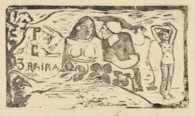 Titelpagina voor Le Sourire door Paul Gauguin