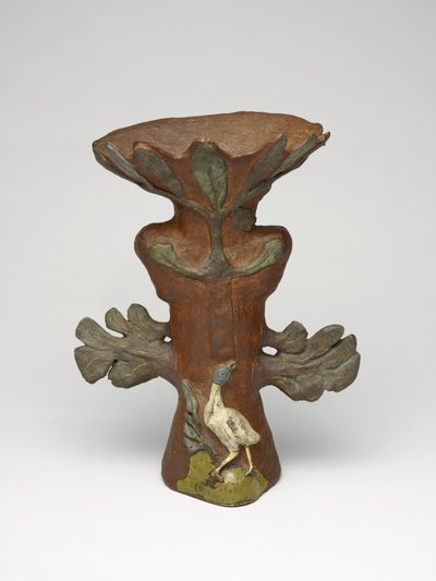 Vaas in de Vorm van een Exotische Plant, 1886-87 door Paul Gauguin