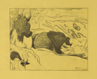 Wasvrouwen door Paul Gauguin