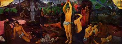 Waar komen we vandaan - Wat zijn we - Waar gaan we heen, 1936 door Paul Gauguin