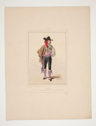 Aragonais. Veste de drap door Paul Gavarni