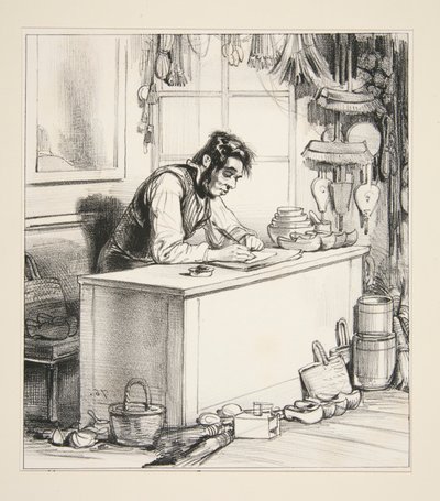 Aan de leden van de tuchtcommissie van het 1e bataljon door Paul Gavarni