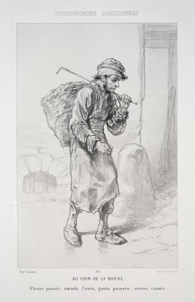 Op de Hoek van de Grens door Paul Gavarni