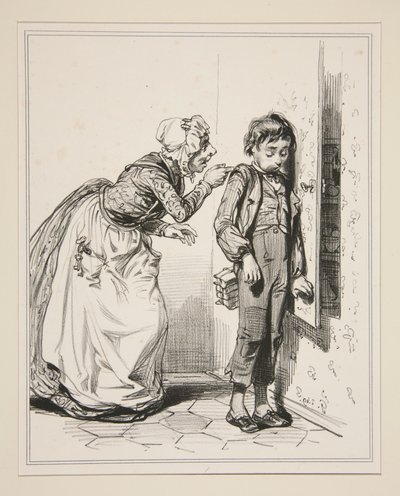 De bochel van de gulzigheid door Paul Gavarni