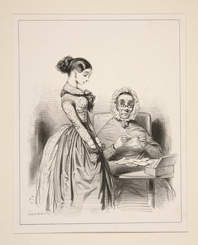 Mededeling van de stukken. door Paul Gavarni