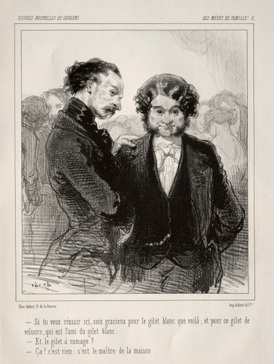 Des Mères de Famille! door Paul Gavarni