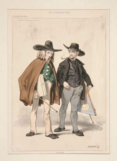 Discipelen van de Meesters door Paul Gavarni