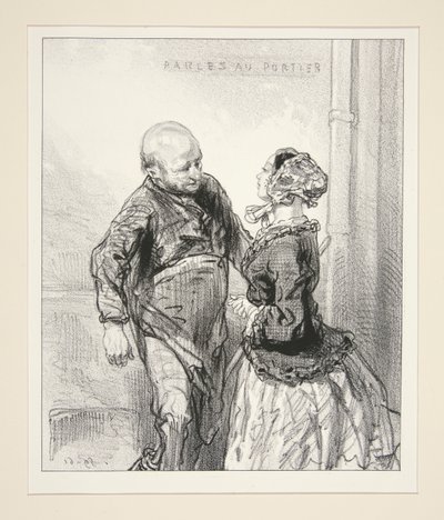 Dites-moi, vieux! door Paul Gavarni