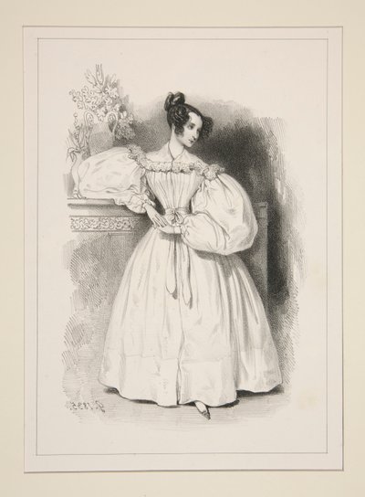Eugenie Sauvage door Paul Gavarni