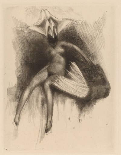 Ex Libris C. Patel door Paul Gavarni