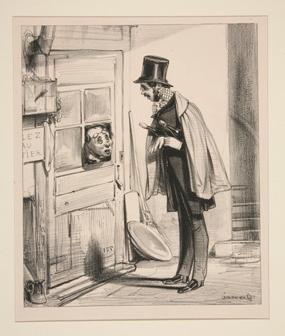 Faire des frais de bonbons, de toilette et de champagne door Paul Gavarni