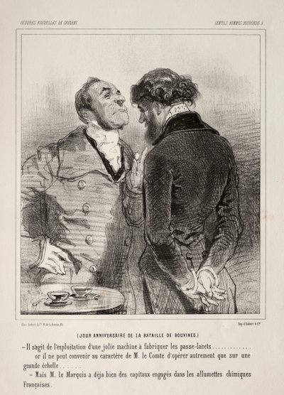 Gentils Hommes Bourgeois door Paul Gavarni