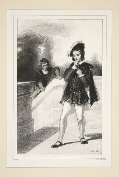 HENRI DE FRANCE ET CASTELNAU. 1532. door Paul Gavarni