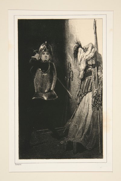 HENRI IV EN DE MANNEQUIN. door Paul Gavarni