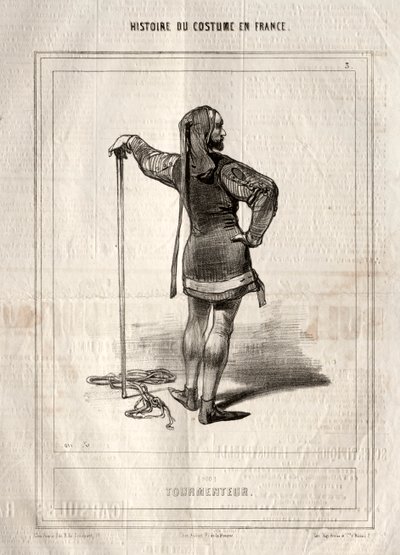 Histoire du Costume en France: Tourmenteur door Paul Gavarni