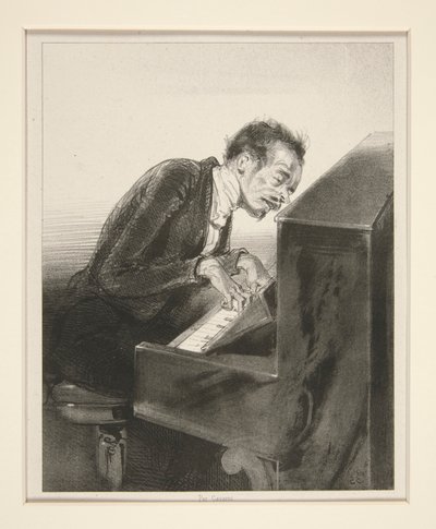 Melancholische improvisaties door Paul Gavarni