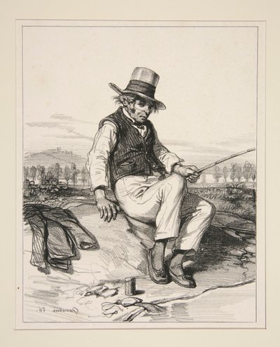 JEROME SAUVAGE, (ook wel Pere Belenfant genoemd) door Paul Gavarni