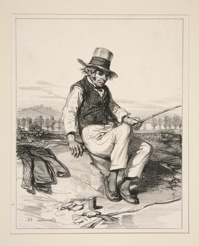 Jérôme Sauvage (genaamd Père Belenfant)... door Paul Gavarni