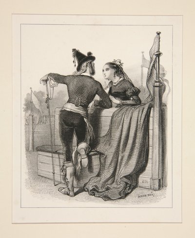De toreador door Paul Gavarni
