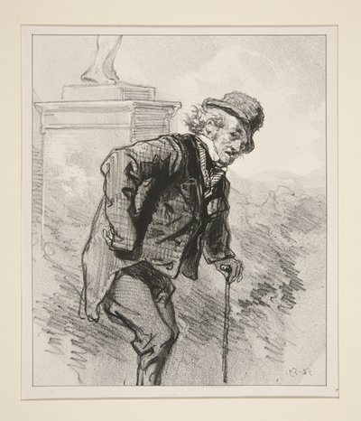 Le Chevalier Desgrieux. door Paul Gavarni
