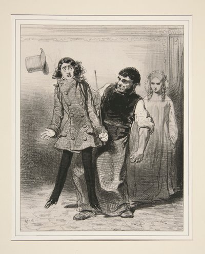 De vader van de Lorette door Paul Gavarni