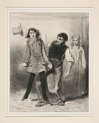 De vader van de Lorette door Paul Gavarni