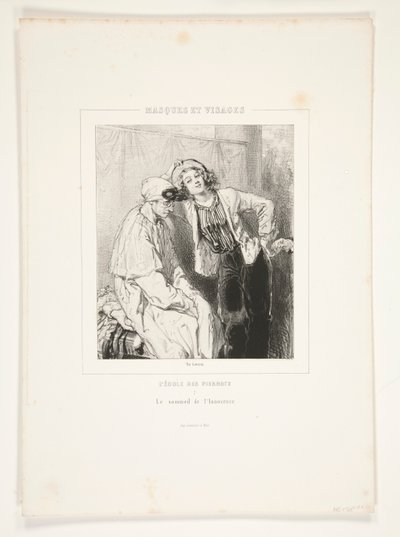 Le sommeil de l door Paul Gavarni