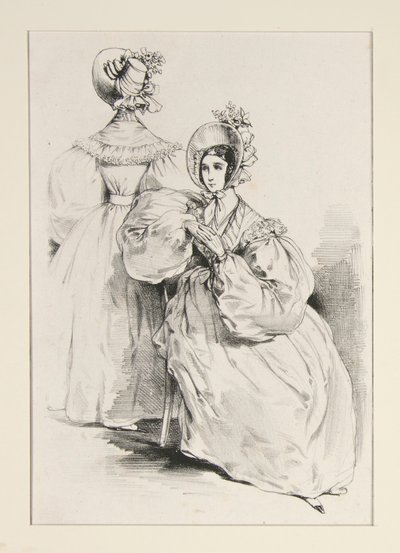 Mei 1836. Jurken van jaconas door Paul Gavarni
