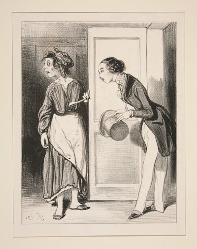 Madame de Saint-Aiglemont, mevrouw, alstublieft?... door Paul Gavarni
