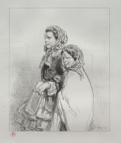 Par-ci, par-là: Mijn dochter heeft gezongen, 1854-1856 door Paul Gavarni