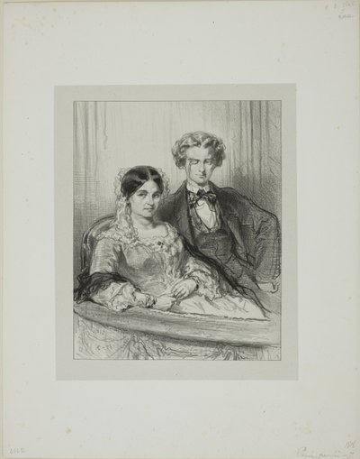 Hier en daar: Phèdre in het Théâtre-Français... door Paul Gavarni