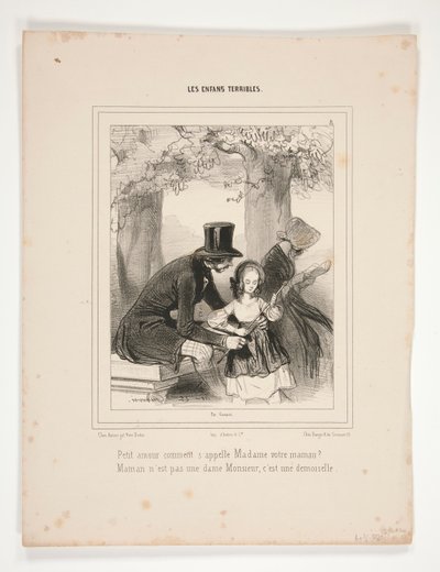 Petit amour, comment s door Paul Gavarni