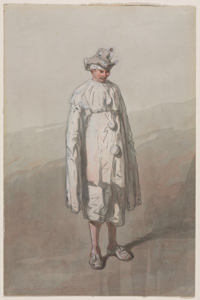 Pierrot door Paul Gavarni