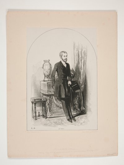Geklede Redingote door Paul Gavarni