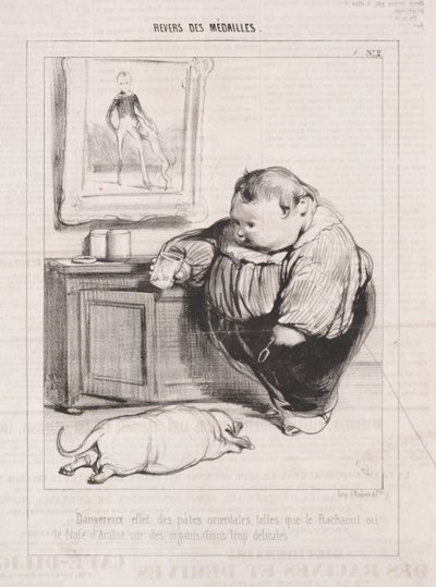 Revers des Médailles, 1842 door Paul Gavarni