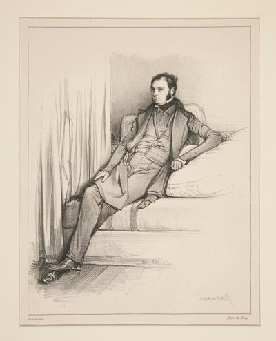 S. Henry Berthoud door Paul Gavarni