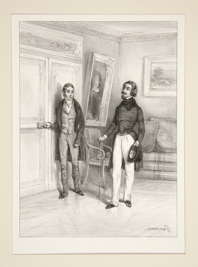 Een Foute Stap. Pagina 335. door Paul Gavarni