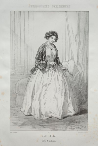 Une Lélia door Paul Gavarni