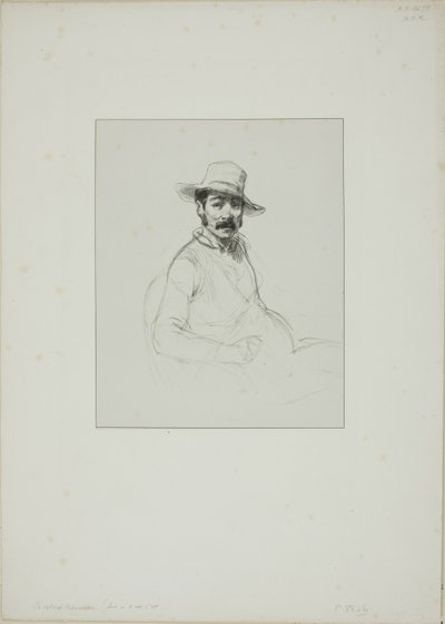 Zonder titel (De soldaat-arbeider) door Paul Gavarni