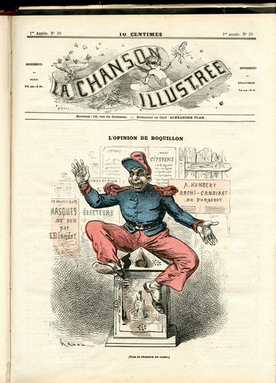 La Chanson illustrée (tijdschrift), nummer 39 door Paul Hadol