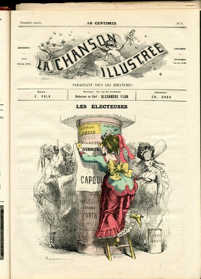 La Chanson illustree (tijdschrift), nummer 9 door Paul Hadol