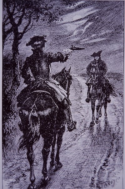 Dick Turpin ontmoet mede-struikrover Tom King door Paul Hardy
