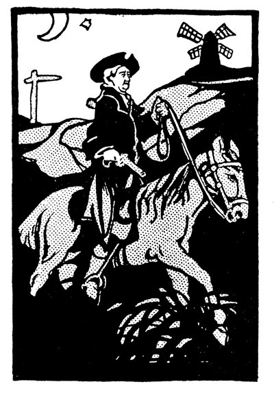 Snelwegrover (gravure) door Paul Hardy