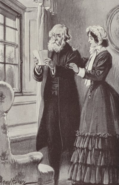 Illustratie voor Barchester Towers door Anthony Trollope door Paul Hardy