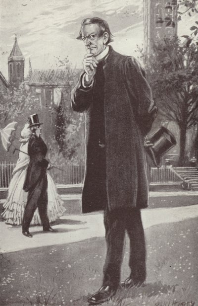 Illustratie voor Barchester Towers door Anthony Trollope door Paul Hardy