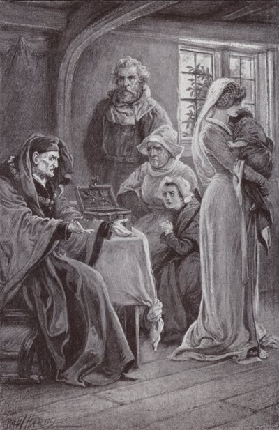 Illustratie voor The Cloister and The Hearth door Charles Reade door Paul Hardy
