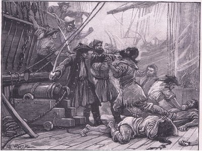 Inkomensschepen die een Amerikaanse smokkelvaartuig vangen door Paul Hardy